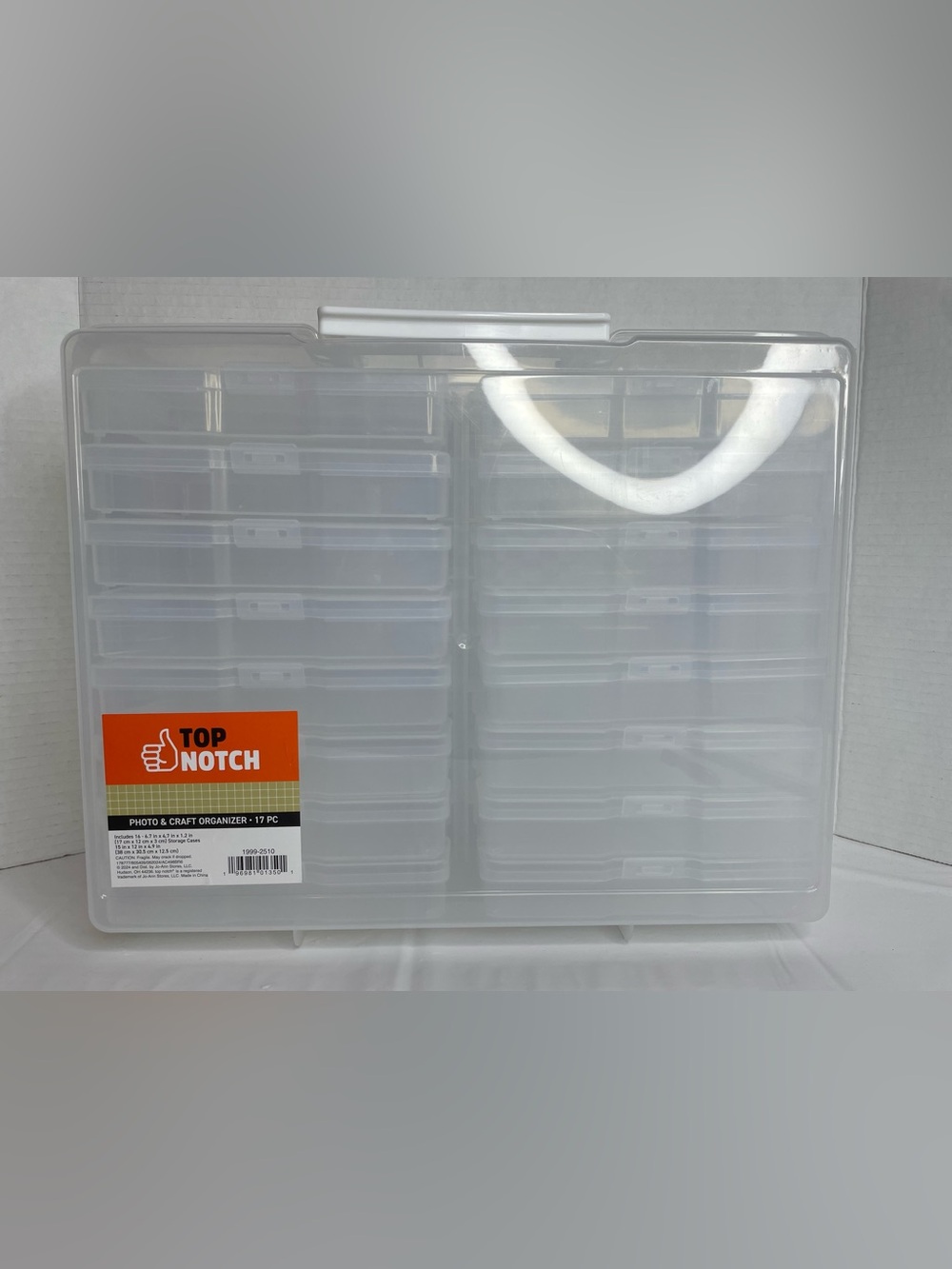 Top Notch Clear Photo & Craft Storage Organizer